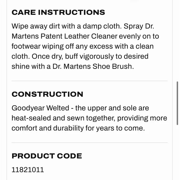 Dr. Martens 1460 Patent Leather Lace Up Boots - Picture 15 of 16